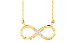 Infinity charm necklace